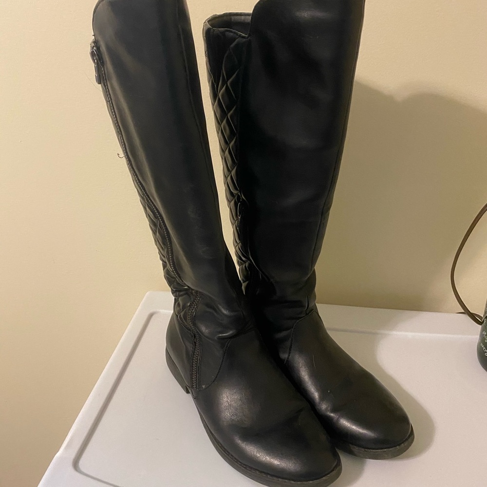 Target brand Black Riding Boots - Picture 2 of 5
